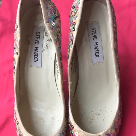 Sequin Steve Madden stiletto heels - Picture 3 of 4
